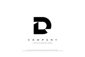 Minimal Initial LD Logo or DL Monogram Logo Design Vector