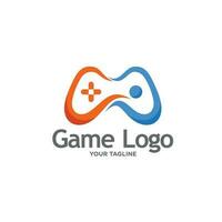 the games with joystick emblem vector