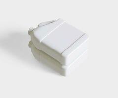 Container jerry can white color photo