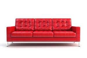 stock foto of 3d modern sofa on a white background photo