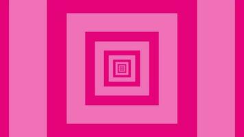 geometrisch Muster Schleife. Kreise, Quadrate Animation. Modernist abstrakt Hintergrund. Bauhaus Design Stil. Blau, Weiss, Rosa, lila, Gelb. video