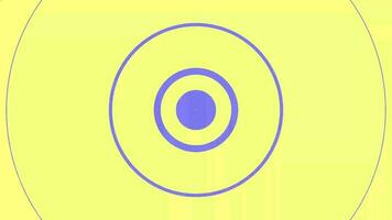 Geometric pattern loop. Circles, squares animation. Modernist abstract background. Bauhaus Design style. Blue, white, pink, purple, yellow. video