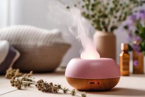 stock photo of aroma therapy with diffuser