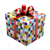 ai generiert 3d Geschenk Box Platz gestalten transparent Hintergrund png