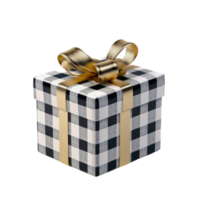 3d gift box square shape transparent background png