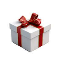 3d gift box square shape transparent background png