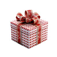 3d gift box square shape transparent background png