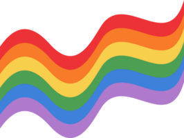 Rain bow LGBT icon PNG