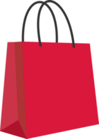 Red shopping bag PNG