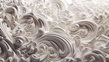 Smooth waves of abstract elegance, liquid silk generated by AI photo