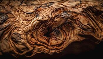 Natural patterns on old hardwood planks outdoors generated by AI photo