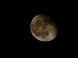 diferente imágenes de Luna , maravilloso oscuridad sobre el Luna cuentos de natural y personal exploración foto