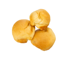 Group of golden bread isolated png