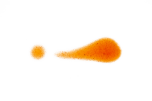 Blot of hot sauce isolated png