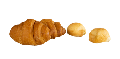 conjunto de sabroso un pan para desayuno aislado png