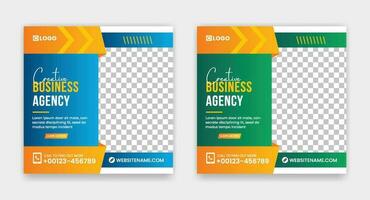 Digital marketing agency banner for social media post , corporate web banner template, digital business marketing social media post banner, web post design, banner ads, web ad vector