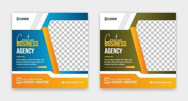 Digital marketing agency banner for social media post , corporate web banner template, digital business marketing social media post banner, web post design, banner ads, web ad vector