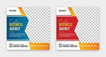 Digital marketing agency banner for social media post , corporate web banner template, digital business marketing social media post banner, web post design, banner ads, web ad vector