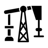 Fossil Fuel Glyph Icon Design vector