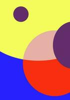 colorful abstract flat background vector