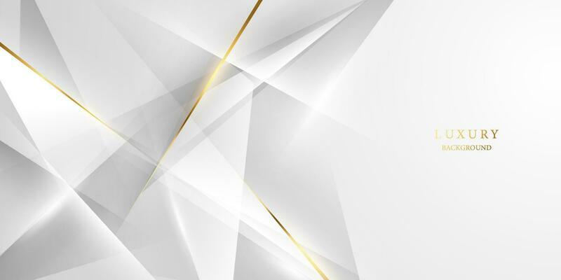 luxury white abstract background with glittering golden elements vector illustration