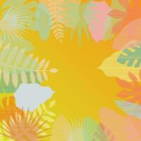 Background design with summer theme vector