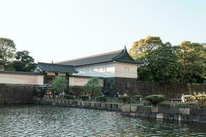 TOKYO, JAPAN - APRIL 9, 2023 Tokyo Imperial palace in Chiyoda district photo