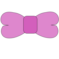 purple ribbon bow png