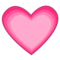 pink heart isolated png
