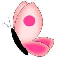 roze vlinder vliegend png