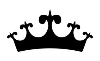 Simple crown icon. Vector Illustration