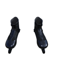 Roller skates isolated 3d rendering png