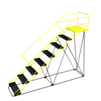 ladder geïsoleerd 3d png