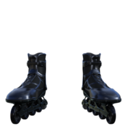 Roller skates isolated 3d rendering png