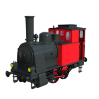 Dampf Lokomotive isoliert 3d png