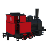 vapore locomotiva isolato 3d png