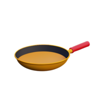 Frying Pan  3D Icon Illustration png