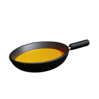 Frying Pan  3D Icon Illustration png