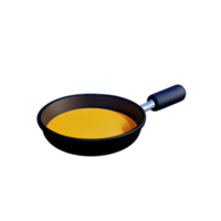 Frying Pan  3D Icon Illustration png