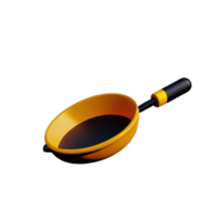 Frying Pan  3D Icon Illustration png