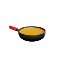 Frying Pan  3D Icon Illustration png