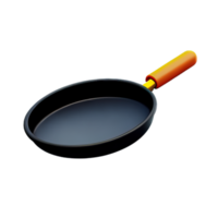 Frying Pan  3D Icon Illustration png