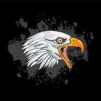 vector illustration eagle head