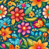 Colorful Flower Pattern, Flower Pattern, Texture, Flower Background Texture, photo