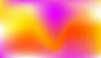 Neon gradient background. Abstract background in yellow, pink and orange colors. vector