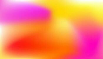 Abstract gradient background in pink, yellow and red colors. vector