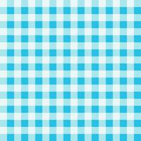 Blue white gingham pattern for napkin, blanket and tablecloth or another. vector