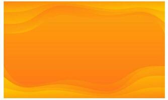 Orange abstract wave background for presentation, banner, flayer, web etc vector