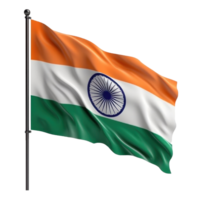 National Indian flag background. Illustration png