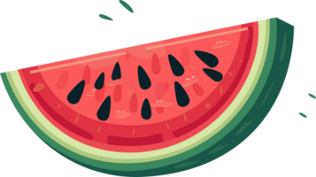 Wassermelonenscheibe isoliert png